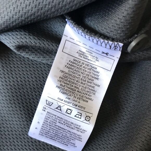 Alabama Crimson Tide Adidas Golf Mens L Gray S/S Polo Shirt NCAA Bama Football - Picture 10 of 11